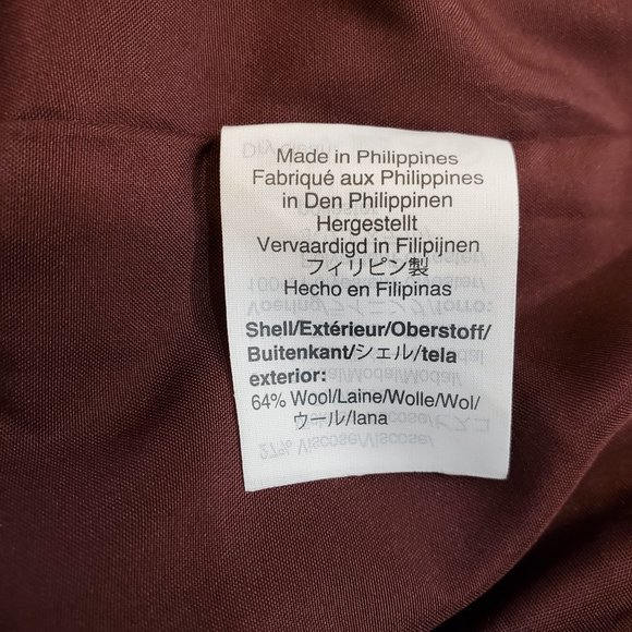 Madewell Wool Fireside Mini Zip Skirt Size 4 - Picture 7 of 9